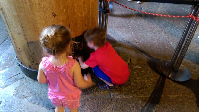 The hole the size of the Buddha's nostril.